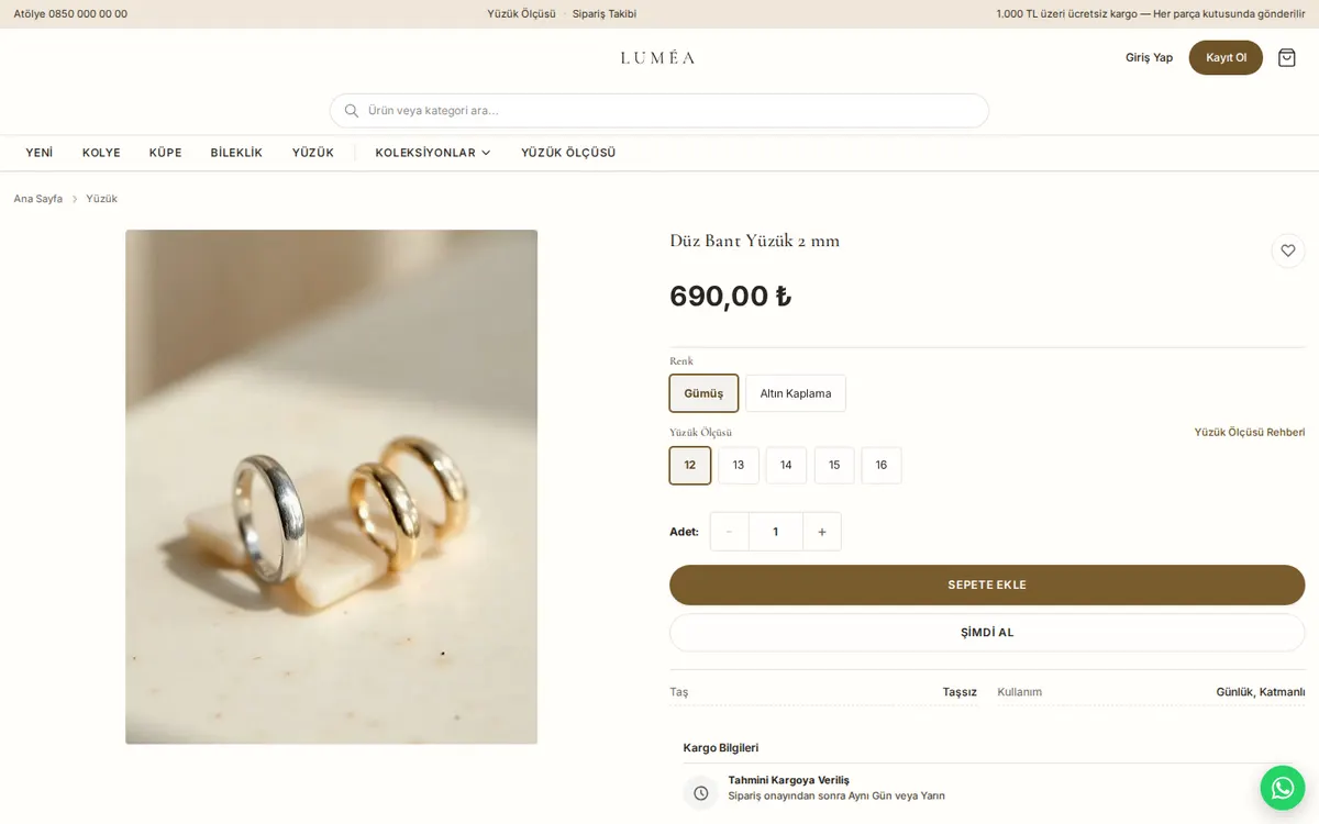 LUMÉA: Ürün detayı